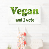 Anpassen Veganer aktivistischer Wähler Banner (Insitu)