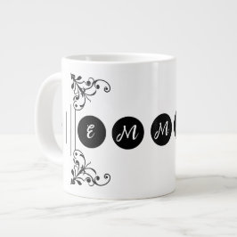 Anpassen von 5 Buchstaben für Geschenke und gelieb Jumbo-Tasse
