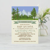 Anpassen von Adventure Begins Baby Shower Einladun Einladung (Stehend Vorderseite)