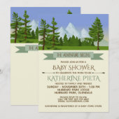 Anpassen von Adventure Begins Baby Shower Einladun Einladung (Vorne/Hinten)