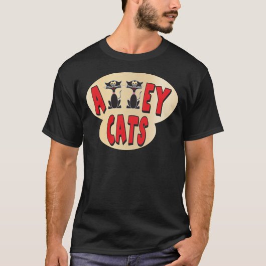 Anpassen von Alley Cats Bowling T - Shirt (Vorderseite)