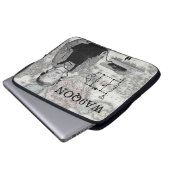 Anpassen von Anrufbriefen für Radio Boy Laptopschutzhülle (Vorne Knopf)