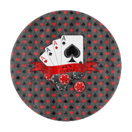 Anpassen von Anzügen mit roter Schwarzer Karte (4 Schneidebrett