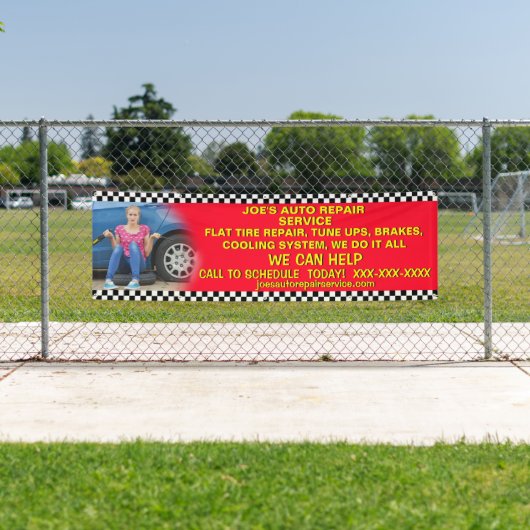 Anpassen von Auto-Reparaturblockern optimieren das Banner (Insitu)