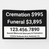 Anpassen von Bestattungsdiensten Banner (Horizontal)