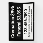 Anpassen von Bestattungsdiensten Banner (Vertikal)