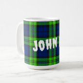 Anpassen von Blackwatch Kariert Tartan Kaffeetasse (Vorderseite Links)