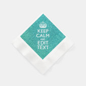 Anpassen von CALM und Text auf einfache Weise BEHA Serviette (Ecke)