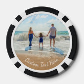 Anpassen von Chips für den Foto-Poker mit Textname (Rückseite)