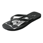 Anpassen von Color Tuxedo-Trauzeugen Badesandalen (Schrägansicht)