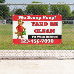 Anpassen von Dog Kack Scoop Business Banner