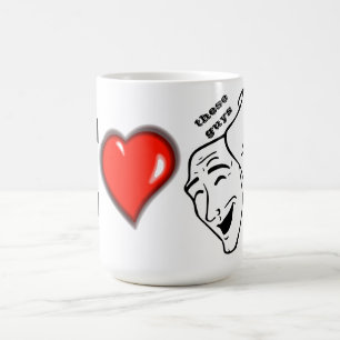 Anpassen von Drama-Masken Kaffeetasse