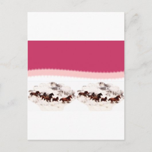 Anpassen von Einladungen und Karten für Pferde zum (Vorderseite)