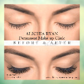 Anpassen von Eyelash-Erweiterungen Perm Zusammense Fensteraufkleber (Blatt 3)