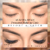 Anpassen von Eyelash-Erweiterungen Perm Zusammense Fensteraufkleber (Blatt 2)