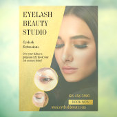 Anpassen von Eyelash Extensions Studio transparent Fensteraufkleber (Blatt 3)