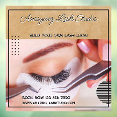 Anpassen von Eyelash Studio Business Large Fensteraufkleber (Blatt 3)