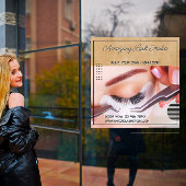 Anpassen von Eyelash Studio Business Large Fensteraufkleber