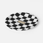 Anpassen von Farben und Anpassen überprüfter Daten Pappteller (Schrägansicht)