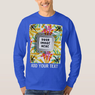 Anpassen von Foto und Text hinzufügen T-Shirt