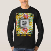 Anpassen von Foto und Text hinzufügen T-Shirt (Vorderseite)