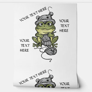 Anpassen von Frog-Löschen oder Bearbeiten von Text Tapete