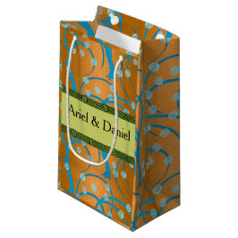 Anpassen von Gold Jasmine Flapper Style Kleine Geschenktüte