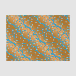 Anpassen von Gold Jasmine Flapper Style Seidenpapier