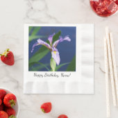Anpassen von Iris Party Napkins Serviette (Beispiel)