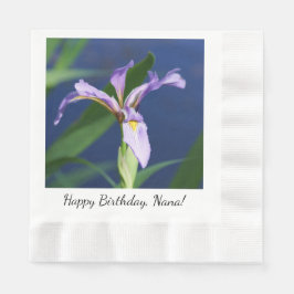 Anpassen von Iris Party Napkins Serviette