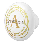 Anpassen von Keramik-Knobs - Goldene Kreise Keramikknauf (Rechts)