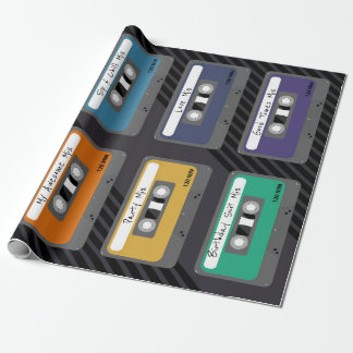 Anpassen von Labels für Mixtape Geschenkpapier