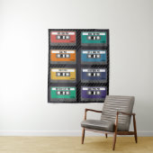 Anpassen von Labels Mixtape Tapestry Wandteppich (Beispiel)