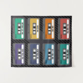 Anpassen von Labels Mixtape Tapestry Wandteppich (Vorderseite (Horizontal))