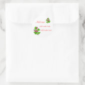 Anpassen von Labels Runder Aufkleber (Tasche)