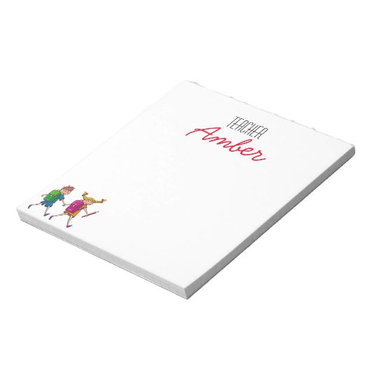 Anpassen von Lehrer und Kids-Notepad Notizblock (Rotiert)
