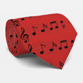 Anpassen von Musiknotizen Krawatte (Gerollt)