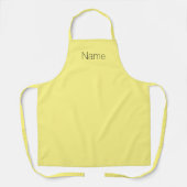 Anpassen von NAME monogram-gelb Schürze (Vorderseite)