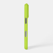 Anpassen von NAME Monogramm Kalkgrün iPhone Hülle (Rechte Seite)
