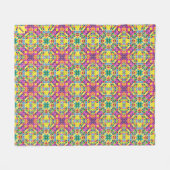 Anpassen von Name Quilt Muster Soft Thread Fleecedecke (Vorderseite (Horizontal))