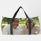 Anpassen von neuem Foto hinzufügen Duffle Bag (Rückseite)