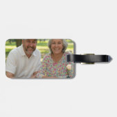 Anpassen von neuem Foto hinzufügen Gepäckanhänger (Rückseite horizontal)