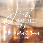 Anpassen von nur verheirateten zwei verbundenen He Fensteraufkleber (Blatt 2)