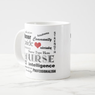 Anpassen von Nurse Specialty-Nurse Pride-Attribute Jumbo-Tasse