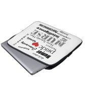 Anpassen von Nurse Specialty-Nurse Pride Attribute Laptopschutzhülle (Vorne Knopf)