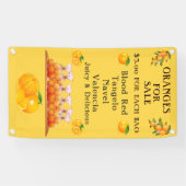 Anpassen von Orangen für den Verkauf vieler Aromen Banner (Horizontal)