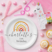 Anpassen von Paper-Tellern - Rainbow Blood Orange Pappteller (Party)