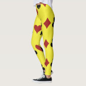 Anpassen von Poker-Kartensymbolen Leggings (Links)