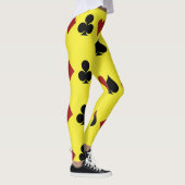 Anpassen von Poker-Kartensymbolen Leggings (Rechts)