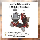 Anpassen von Scooter für die Mobilität der medizin Fensteraufkleber (Blatt 2)